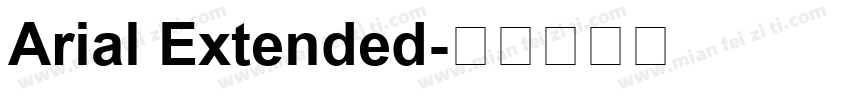 Arial Extended字体转换